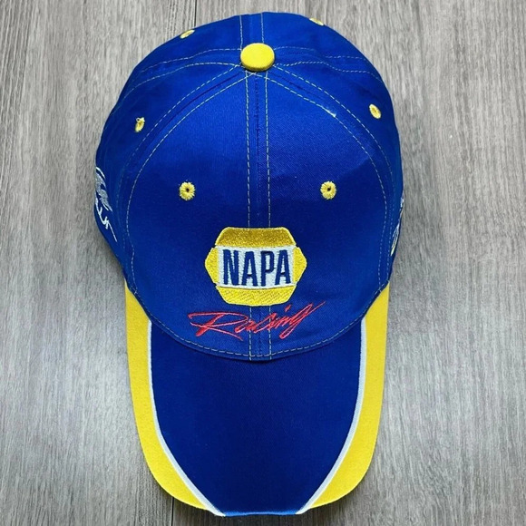 NAPA Racing Cap Hat Adult OS NASCAR Toyota #55 Michael Waltrip Adjustable Blue - Picture 2 of 8